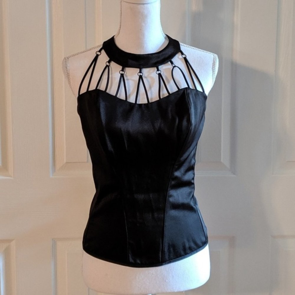 Sexy Satin Corset Top - Size 38